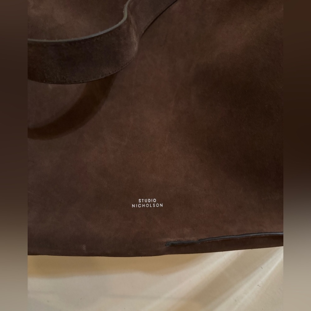 Studio Nicholson Doublet Suede Bag Cocoa - Picture 4 of 12